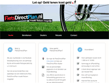 Tablet Screenshot of fietsdirectplan.nl